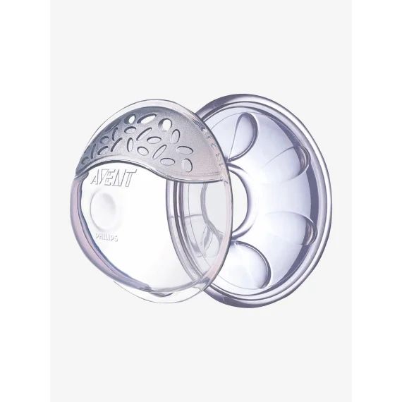 Lot de 4 coquilles d&rsquo;allaitement + coussinets Philips AVENT Confort transparent