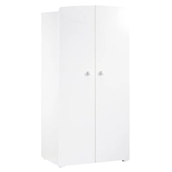 Armoire bébé 2 portes blanc