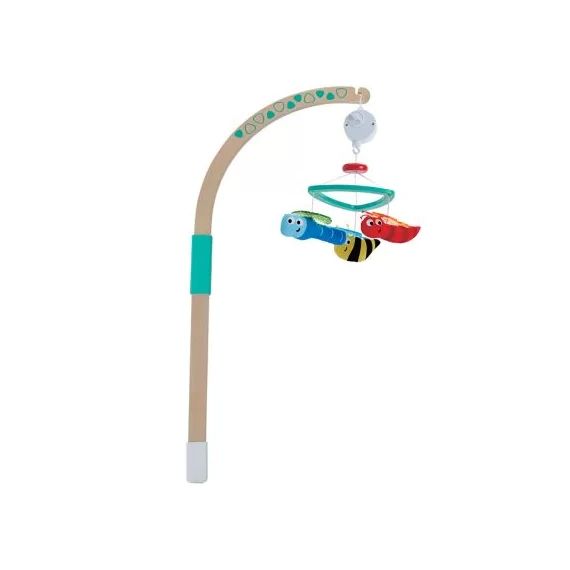 Mobile musical en bois abeille