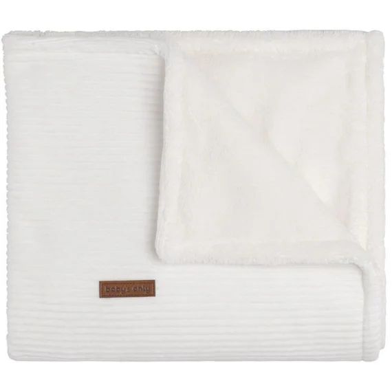 Couverture en teddy Sense blanche (70 x 95 cm)
