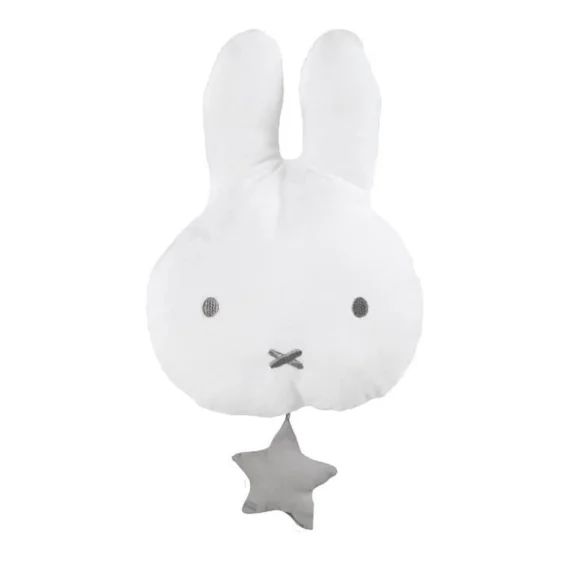 Boîte à Musique – ROBA – Miffy – Peluche Musicale à Suspendre – Mécanisme Musical Amovible blanc