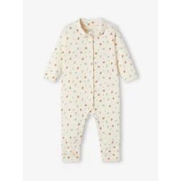 Dors-bien transformable bébé fleuri écru