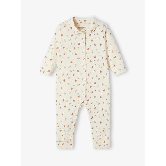Dors-bien transformable bébé fleuri écru