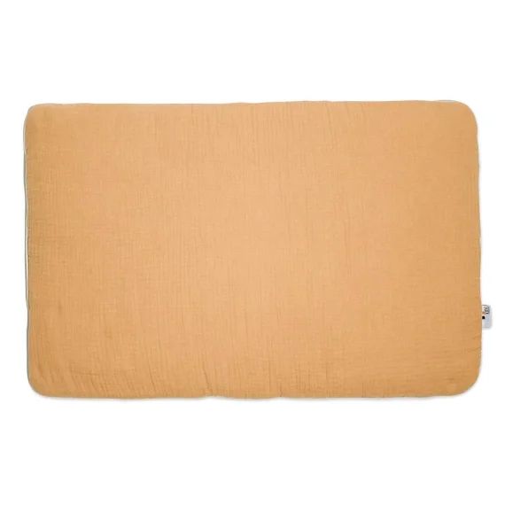 Oreiller Plat En Gaze De Coton Jeanne Camel