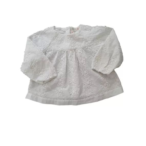 Blouse brodée fille 2-3 ans
