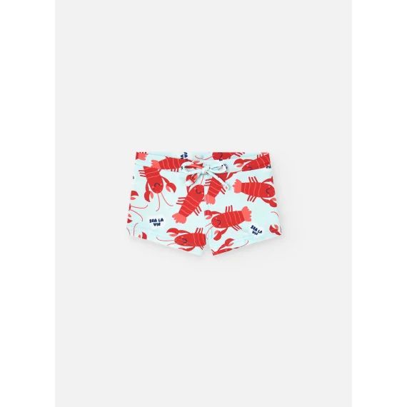 Maillot De Bain Polyamide Bleu