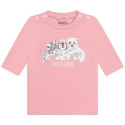 Robe, legging et bandeau Fille Rose
