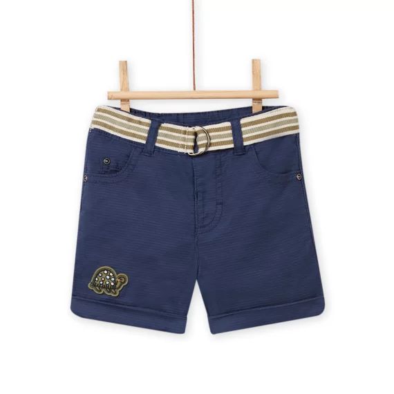 Bermuda Bleu Nuit Bébé Garçon