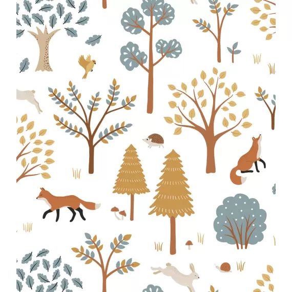 Papier peint Jöro motif forêt (50cm x 10m)