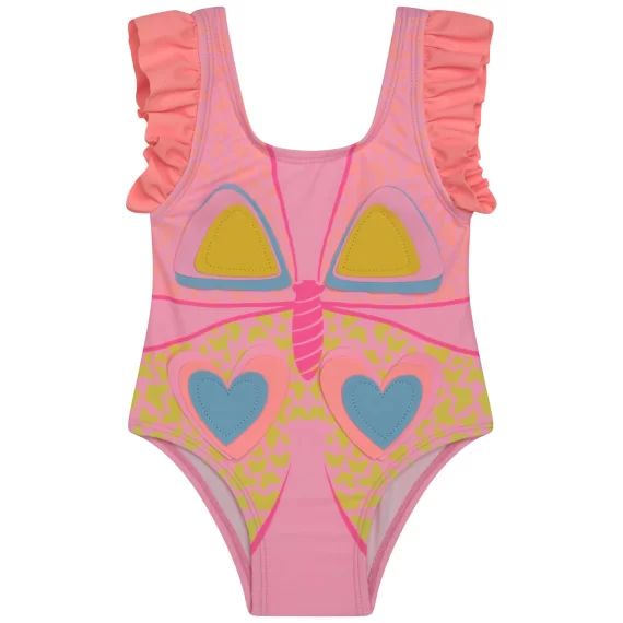 Maillot de bain 1 pièce Fille Rose