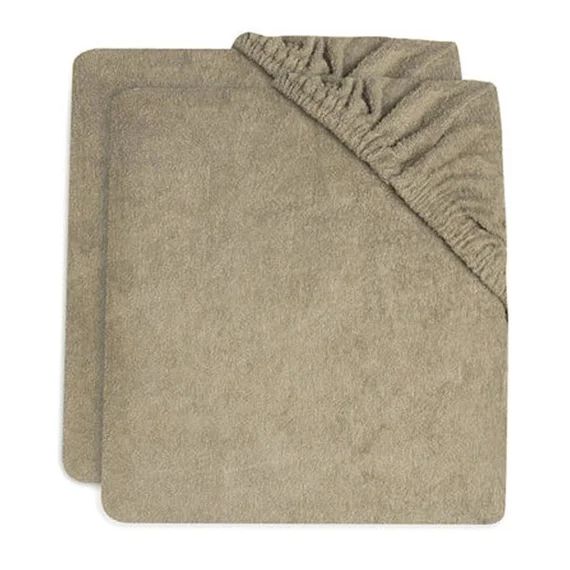 Lot De 2 Housses De Matelas À Langer Éponge En Coton Vert Olive