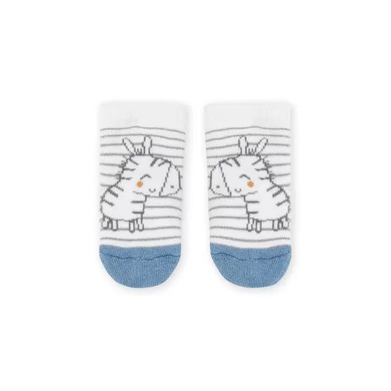 Chaussettes Courtes Blanches En Bouclette