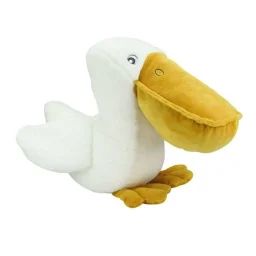 Peluche – Gaëtan le pélican – Blanc – 30 cm – Pour bébé – Intérieur blanc