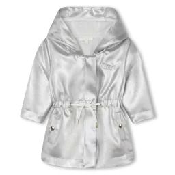 Coupe-vent brodé étoiles Fille Argent