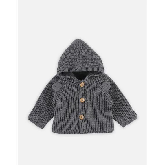 M&m Mantelet Tricot Bio Gris