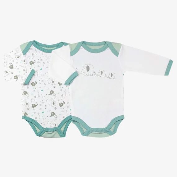 2 Bodies Bébé – Modèle Elephant Vert
