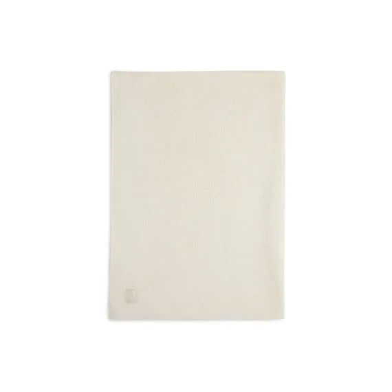 Couverture Berceau Knit En Coton Ivoire