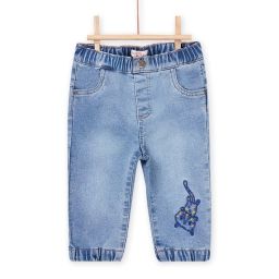 Pantalon En Maille Denim