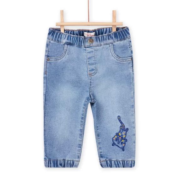 Pantalon En Maille Denim