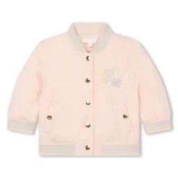 Blouson court façon bomber Fille Beige