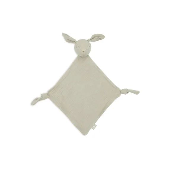 Attache Sucette Bunny Ears En Coton Vert Olive