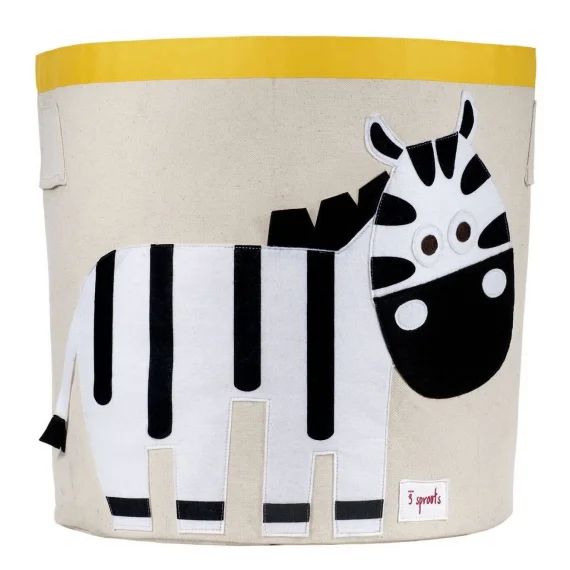 Sac À Jouets Zèbre Blanc
