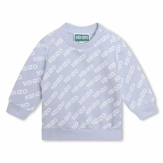 Sweat-shirt coton majoritaire Garçon Bleu