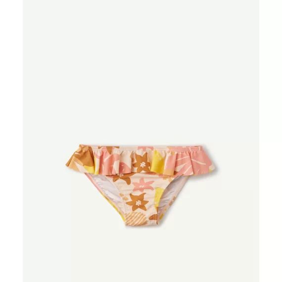 La culotte de bain imprimé tropical en fibres recyclées –  – Soldes