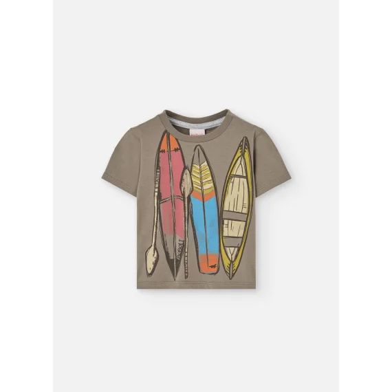 T-shirt Tricot Marron