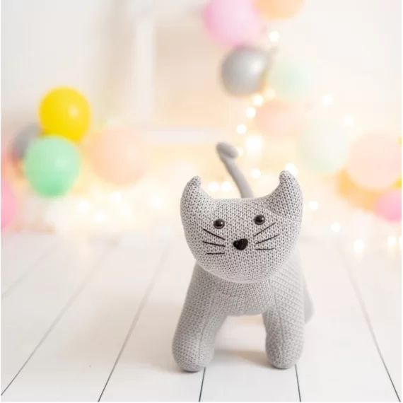 Peluche mini chat amigurumi