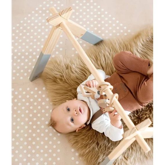 Tapis De Jeu Prettier Puzzle Toddlekind Beige – Taille 120x180cm – Mousse Eco-responsable Eva Beige
