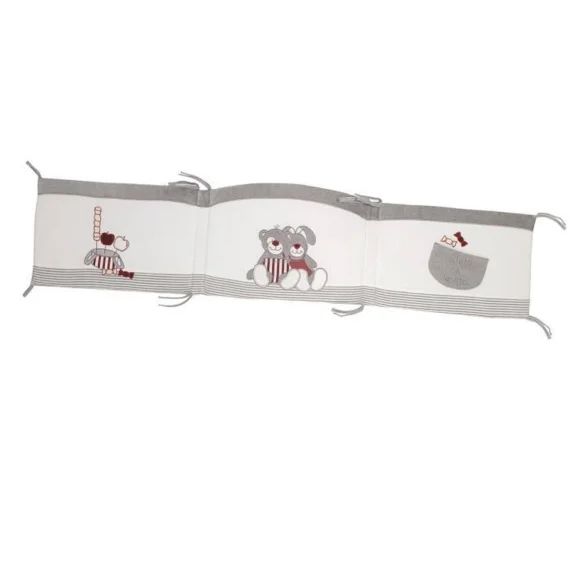 TROIS KILOS SEPT Tour de lit – 60×120 – 70×140 – Praline et Caramel blanc