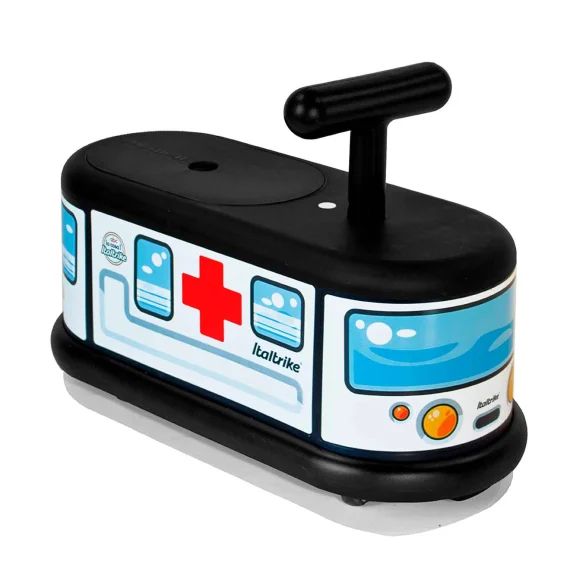 Porteur Bébé Dès 1 An Noir Et Blanc Ambulance