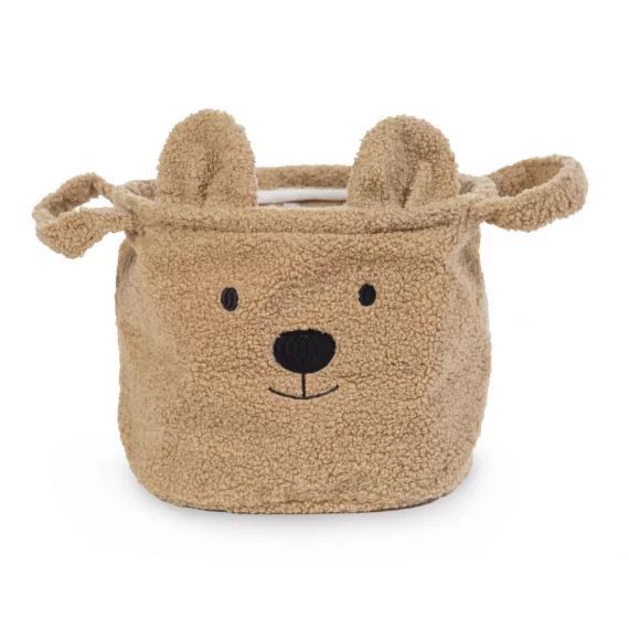 Panier 25x20x20cm Childhome – Teddy Brun