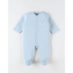 Pyjama dors-bien en jersey BIO bleu