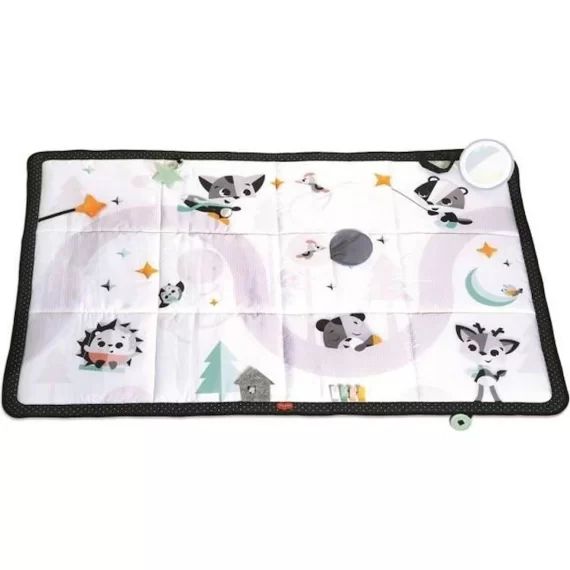 Tiny Love Tapis d&rsquo;Eveil Géant Pour Bébé, Design, Dès la naissance, Collection Black&White, 150 x 100 cm noir