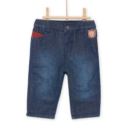 Pantalon En Light Denim Uni