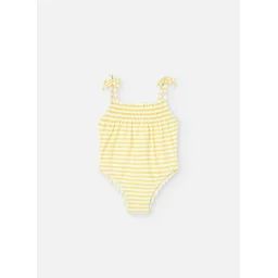 Maillot De Bain À Rayures Jaune