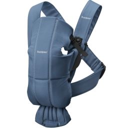 Porte-bébé Mini – Bleu indigo / Coton