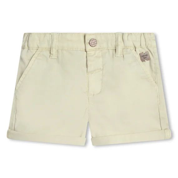 Short en sergé de coton Garçon