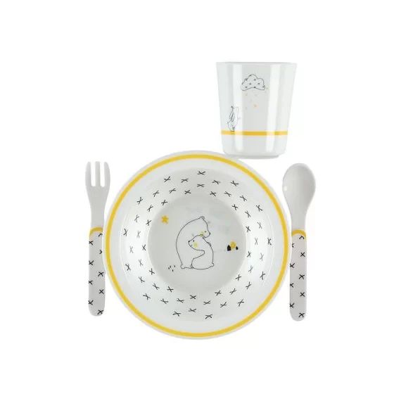 Coffret repas ours Timeless (4 pièces)