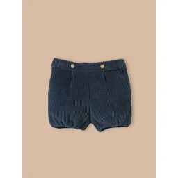 Short En Velours Bleu Ombre