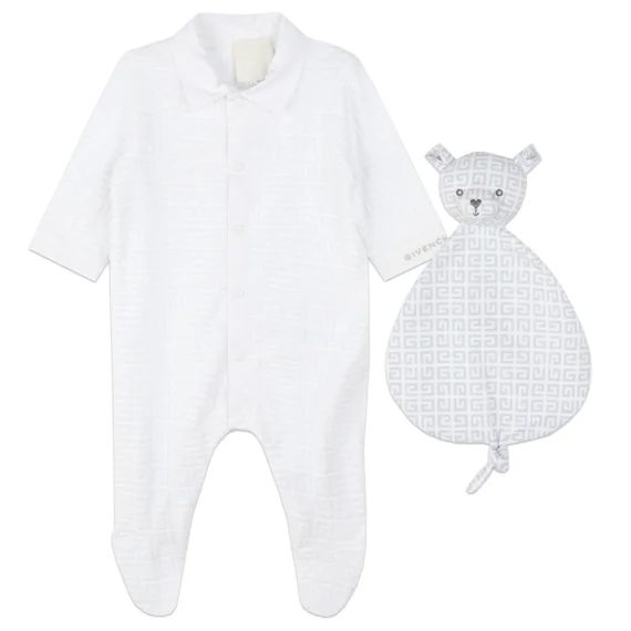 Ensemble pyjama et doudou UNISEXE Blanc