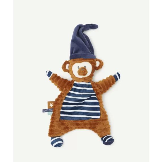 Le doudou singe avec chapeau tout doux –  – Soldes