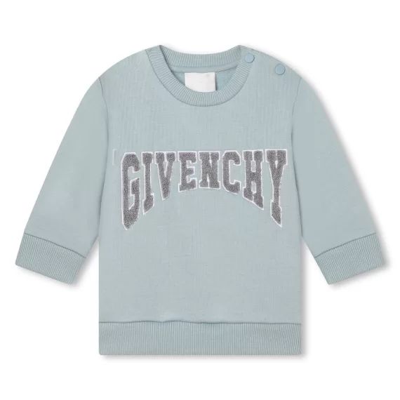 Sweat-shirt molletonné Garçon Vert