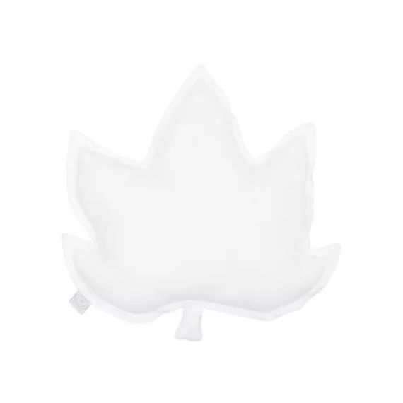 Coussin feuille d&rsquo;érable blanc (43 cm)