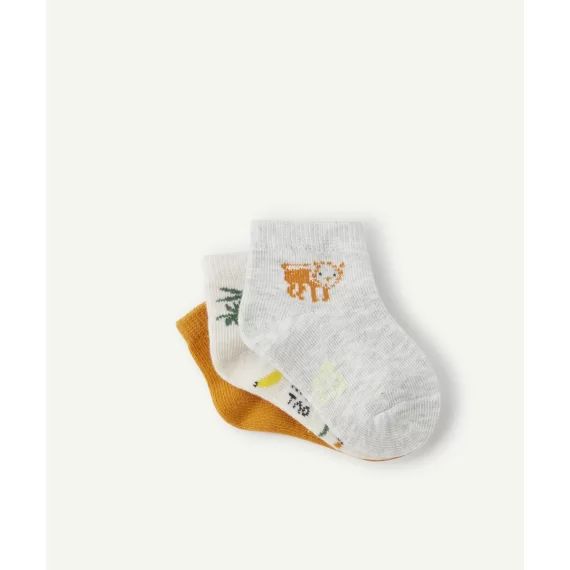 Le lot de 3 paires de chaussettes imprimèes animaux –  – Soldes