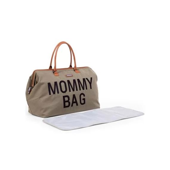 Sac à langer à anses Mommy bag matelassé kaki