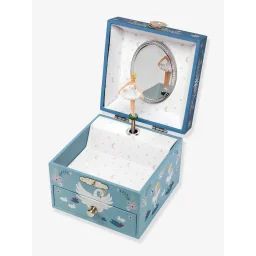 Boîte à Musique Cube Lac des Cygnes – TROUSSELIER bleu