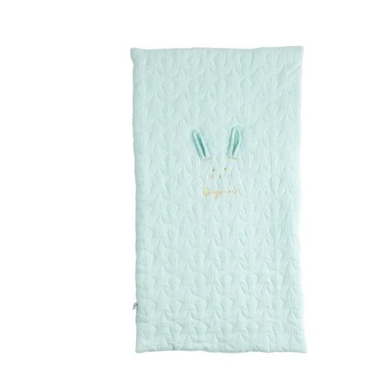 Couvre Lit Rectangulaire Berceau En Coton Bleu Ciel